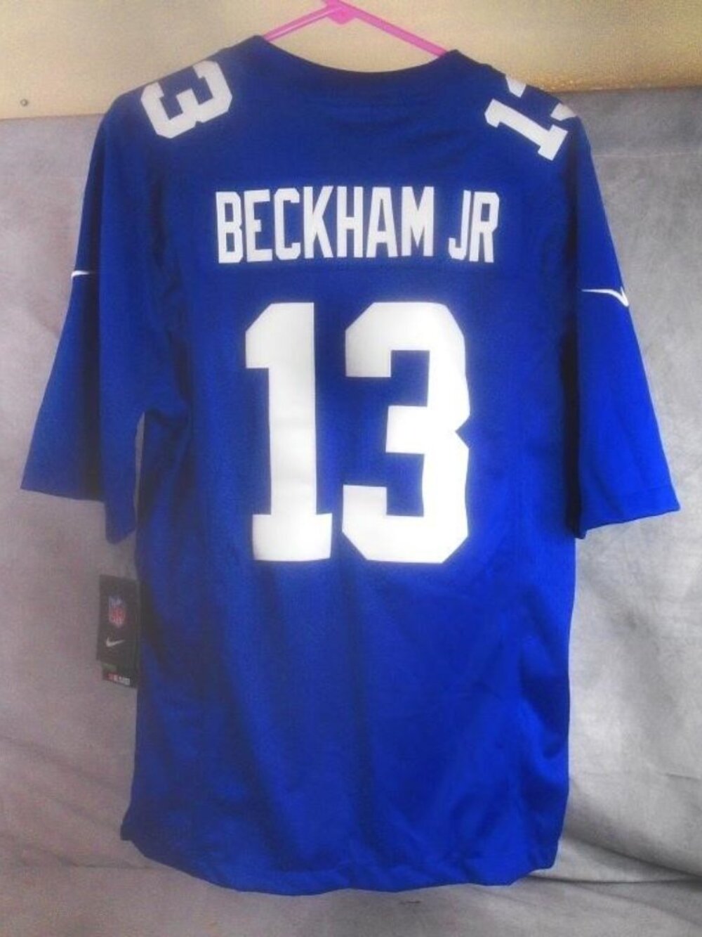 Odell Beckham Jr. New York Giants NFL Football Jersey On Field By Nike Men’s S